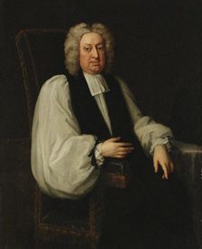 Portrait of Jonathan Swift (1667-1745), 1734. Creator: Dahl; Michael (1659-1743)