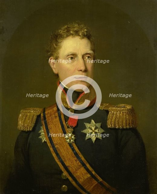 Portrait of Jonkheer Jan Willem Janssens, Governor of the Cape Colony and Governor-General of the Du Creator: Jan Willem Pieneman.