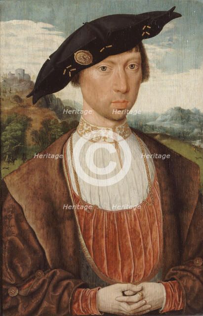 Portrait of Joost van Bronkhorst, c.1520. Creator: Jan Mostaert.