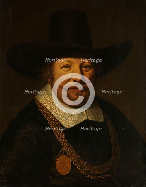 Portrait of Joos van Trappen, called Banckert, Vice-Admiral of Zeeland, c.1640. Creator: Anon.