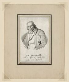 Portrait of Joseph Marie Jacquard (1752-1834), France, 19th century. Creator: Romier Balançard