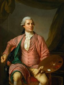 Portrait of Joseph-Marie Vien (1716-1809), 1785. Creator: Duplessis, Joseph-Siffred (1725-1802)