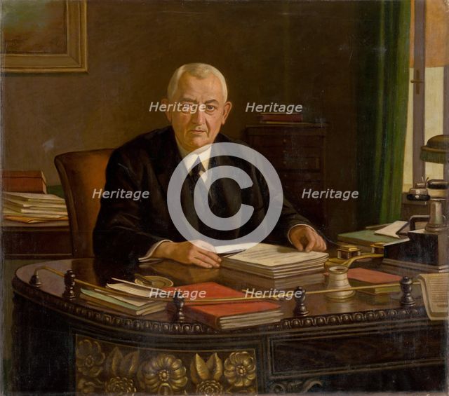 Portrait of Joseph Országh, around 1935. Creator: Milan Thomka Mitrovsky.