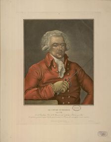 Portrait of Joseph Bologne, Chevalier de Saint-Georges (1745-1799), c. 1780