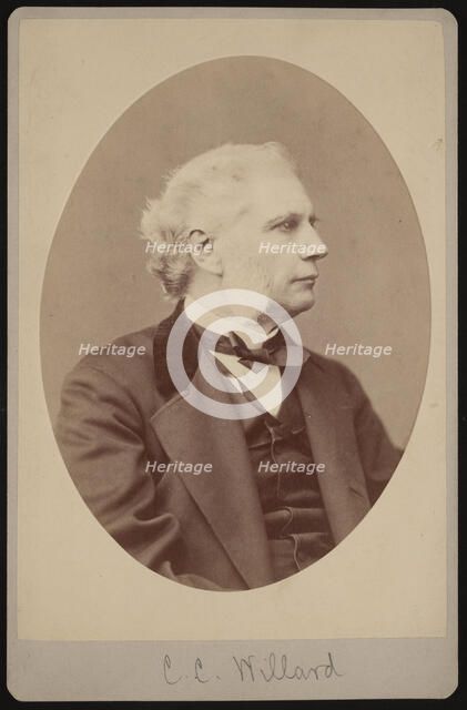 Portrait of Joseph Clapp Willard (1820-1897), 1878. Creator: Samuel Montague Fassett.