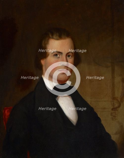 Portrait of Joseph E. Pope, about 1845. Creator: Joseph Oriel Eaton.
