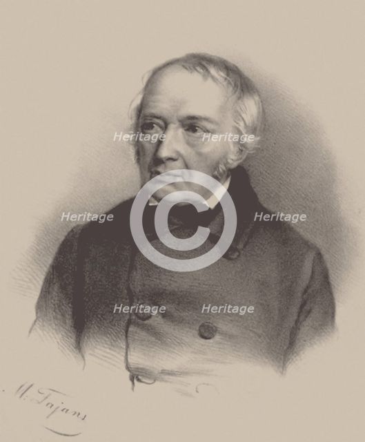 Portrait of Joseph Elsner (1769-1854), ca 1854.