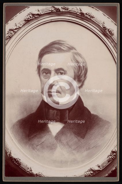 Portrait of Joseph Henry (1797-1878), 1857. Creator: AW Janvier.