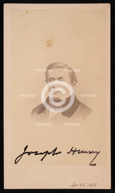 Portrait of Joseph Henry (1797-1878), 1868. Creator: Henry Ulke.