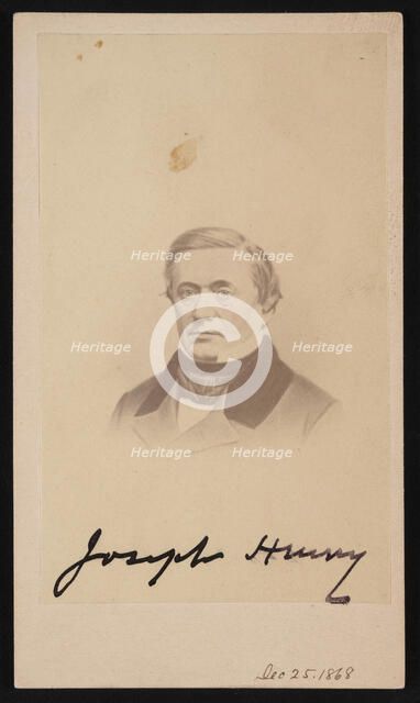 Portrait of Joseph Henry (1797-1878), 1868. Creator: Henry Ulke.