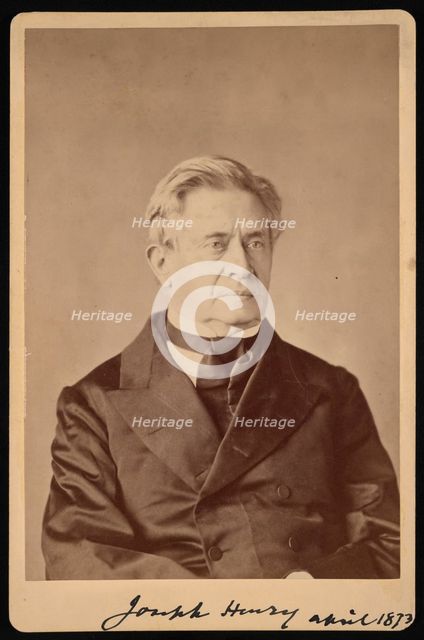 Portrait of Joseph Henry (1797-1878), April 1873. Creator: Thomas William Smillie.