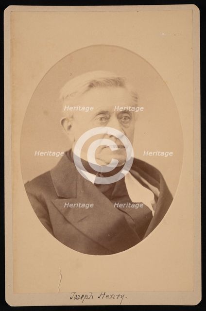 Portrait of Joseph Henry (1797-1878), Before 1878. Creator: Unknown.