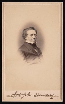 Portrait of Joseph Henry (1797-1878), Between 1858 and 1869. Creator: Brady's National Photographic Portrait Galleries