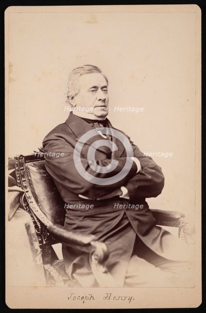 Portrait of Joseph Henry (1797-1878), Between 1868 and 1878. Creator: Brady's National Photographic Portrait Galleries.