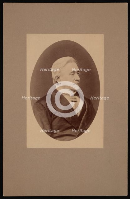 Portrait of Joseph Henry (1797-1878), December 1875. Creator: Samuel Montague Fassett.
