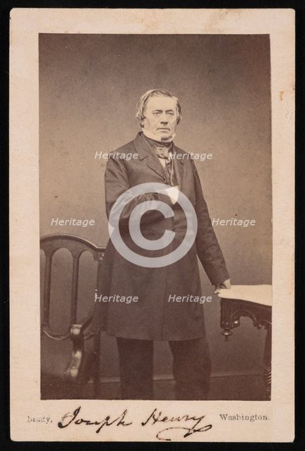 Portrait of Joseph Henry (1797-1878) - Standing, Before 1878. Creator: Mathew Brady.