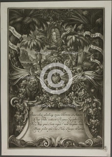 Portrait of Joseph I, 1701. Creator: Elias Christoph Heiss.