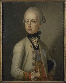 Portrait of Joseph II (1741-1790), emperor of the Holy Empire, c1755. Creator: Unknown