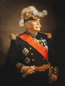 Portrait of Joseph Joffre (1852-1931). Creator: Jacquier, Henri (1878-1921)