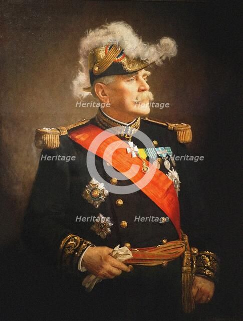 Portrait of Joseph Joffre (1852-1931). Creator: Jacquier, Henri (1878-1921).