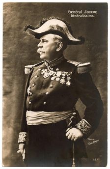 Portrait of Joseph Joffre (1852-1931). Creator: Pirou, Eugène (1841-1909)