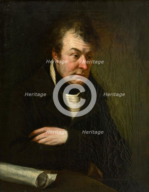 Portrait of Joseph Liebherr (1767-1840), 1815. Creator: Hauber, Joseph (1766-1834).