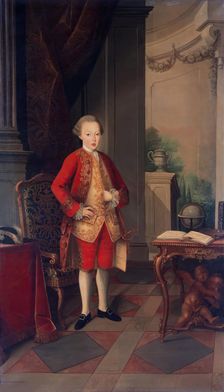 Portrait of Joseph, Prince of Brasil and Beira, 1773. Creator: Miguel Antonio do Amaral