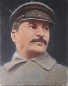Portrait of Joseph Stalin (1879-1953), 1945. Creator: Dreger, Tom von (1868-1948)