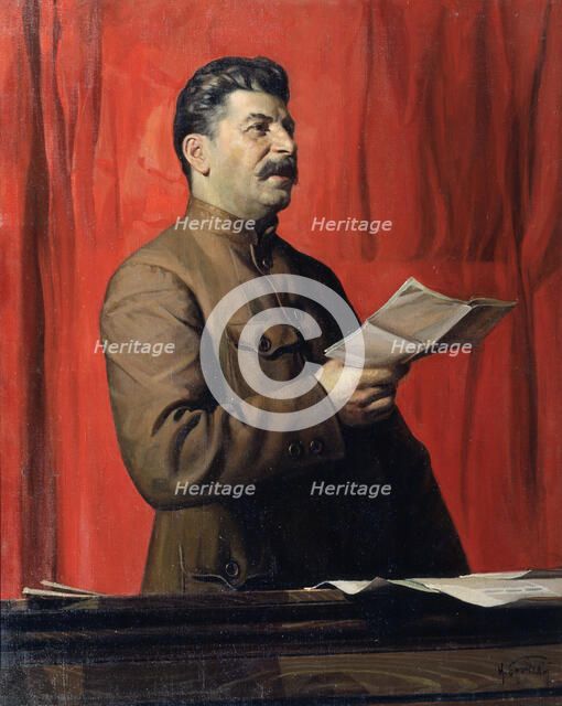'Portrait of Joseph Stalin', 1933.  Artist: Isaak Brodsky