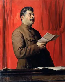 Portrait of Joseph Stalin 1933. Artist: Isaak Brodsky