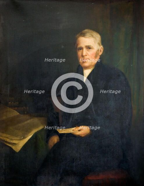 Portrait of Joseph Sturge (1793-1859), 1855. Creator: Jerry Barratt.