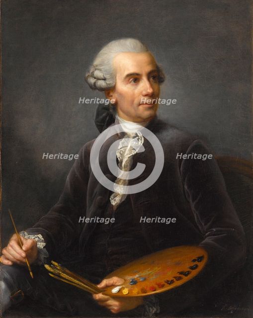 Portrait of Joseph Vernet (1719-1789), 1778.