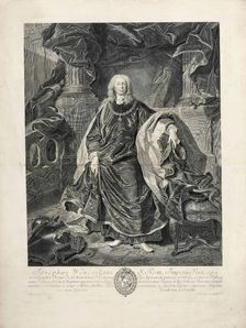 Portrait of Joseph Wenzel I, Prince of Liechtenstein (1696-1771), 1767. Creator: Pazzi; Pietro Antonio (1706-1770)