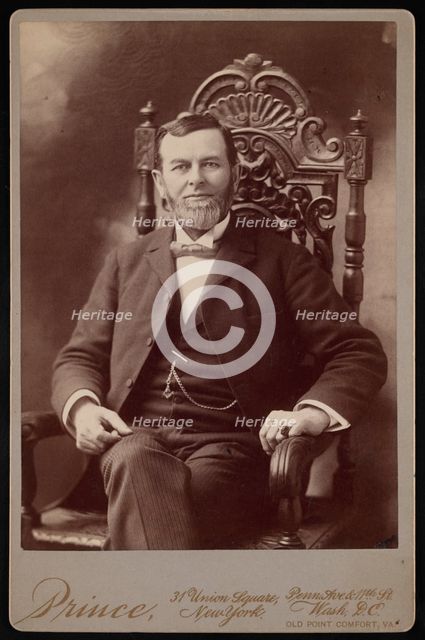 Portrait of Joseph Williams Collins (1839-1904), 1890s. Creator: George Prince.
