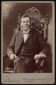 Portrait of Joseph Williams Collins (1839-1904), 1890s. Creator: George Prince