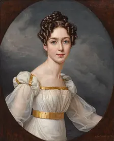 Portrait of Joséphine of Leuchtenberg (1807-1876), Crown Princess of Sweden and Norway, 1823