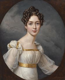 Portrait of Joséphine of Leuchtenberg (1807-1876), Crown Princess of Sweden and Norway, 1823
