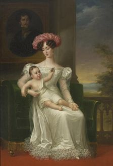 Portrait of Joséphine of Leuchtenberg (1807-1876), Queen of Sweden and Norway, 1826