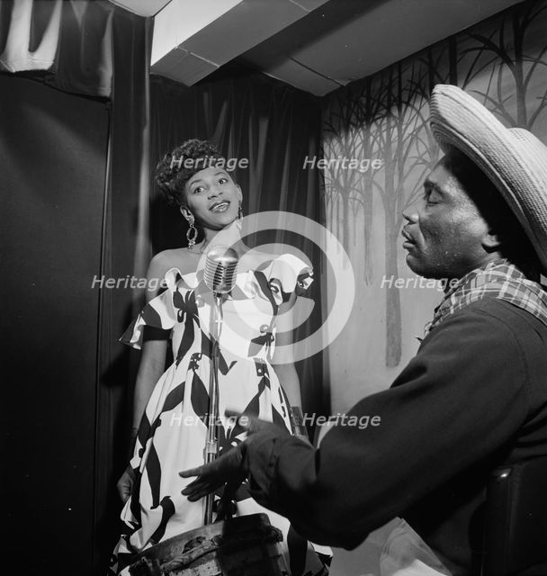 Portrait of Josephine Premice, Village Vanguard, New York, N.Y., ca. July 1947. Creator: William Paul Gottlieb.