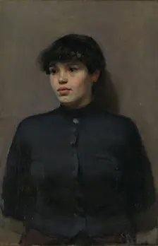 Portrait of "Jossa", 1886. Creator: Christian Krohg