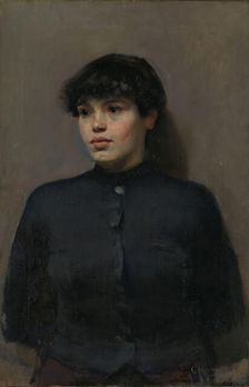 Portrait of "Jossa", 1886. Creator: Christian Krohg
