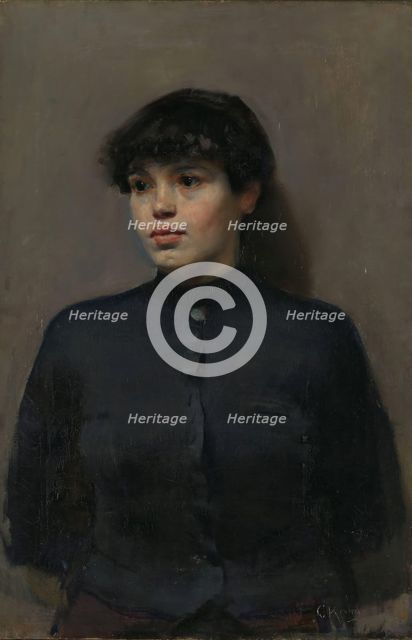 Portrait of "Jossa", 1886. Creator: Christian Krohg.