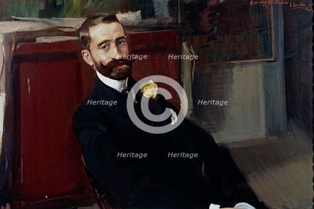 Portrait of Jacinto Felipe Picón y Pardiñas, 1904. Creator: Joaquin Sorolla y Bastida.