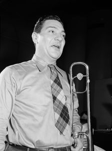 Portrait of Jack Teagarden, Victor studio(?), New York, N.Y., ca. Apr. 1947. Creator: William Paul Gottlieb