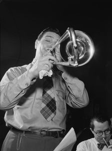Portrait of Jack Teagarden, Victor studio(?), New York, N.Y., ca. Apr. 1947. Creator: William Paul Gottlieb