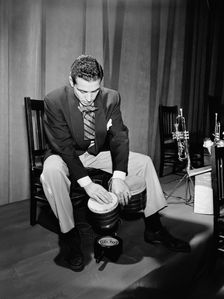 Portrait of Jack Costanzo, 1947 or 1948. Creator: William Paul Gottlieb