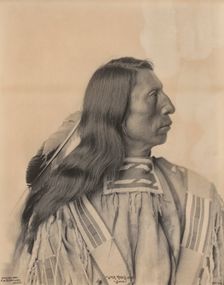 Portrait of Jack Red Cloud, a Sioux Indian, late 19th century. Creator: Frank A. Rinehart