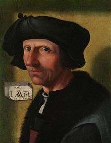 Portrait of Jacob Cornelisz van Oostsanen (c.1472/77-1528/33), c.1533. Creator: Workshop of Jacob Cornelisz van Oostsanen