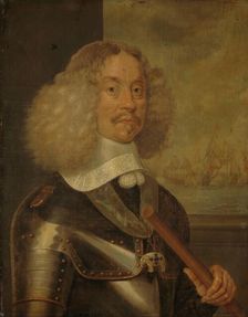 Portrait of Jacob Baron van Wassenaer, Lord of Obdam, Lieutenant-Admiral of Holland..., 1640-1665. Creator: Abraham van Westervelt
