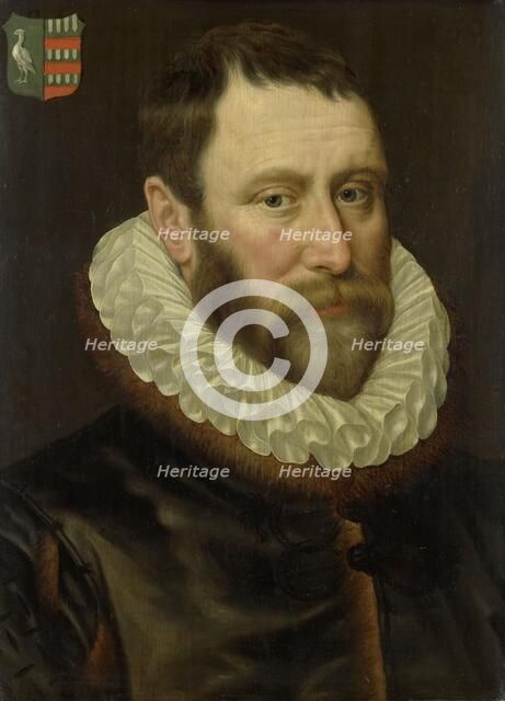 Portrait of Jacob Bas Claesz (1536-1589), 1586. Creator: Adriaen Thomasz Key.